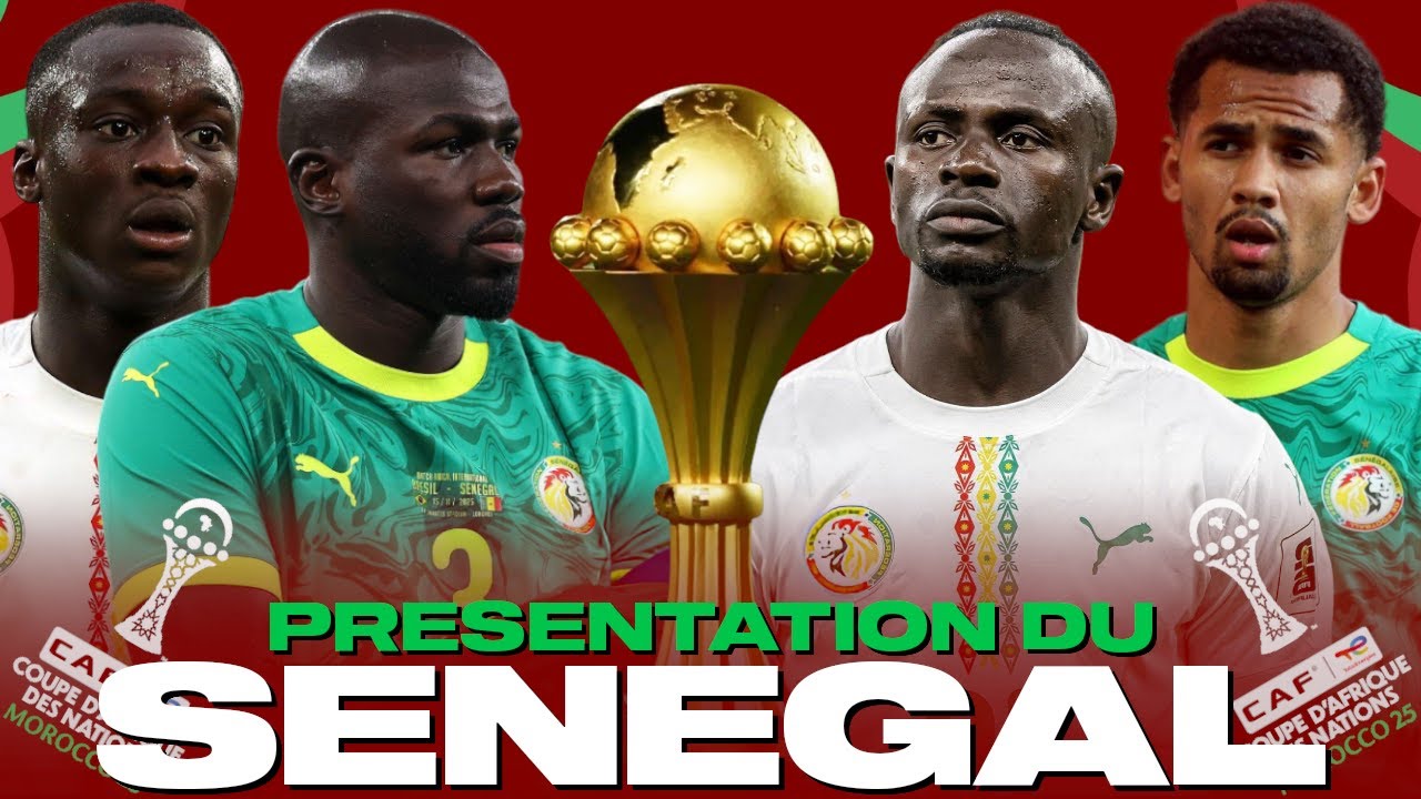 PR&Eacute;SENTATION DE L'EQUIPE NATIONALE DU S&Eacute;N&Eacute;GAL