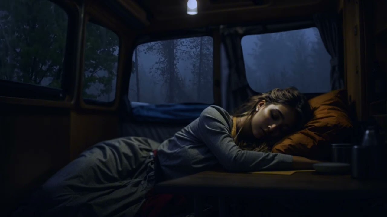 Heavy Rainstorm on Car Roof | Deep Sleep Rain Sounds for Relaxation and Night Calm Ambience