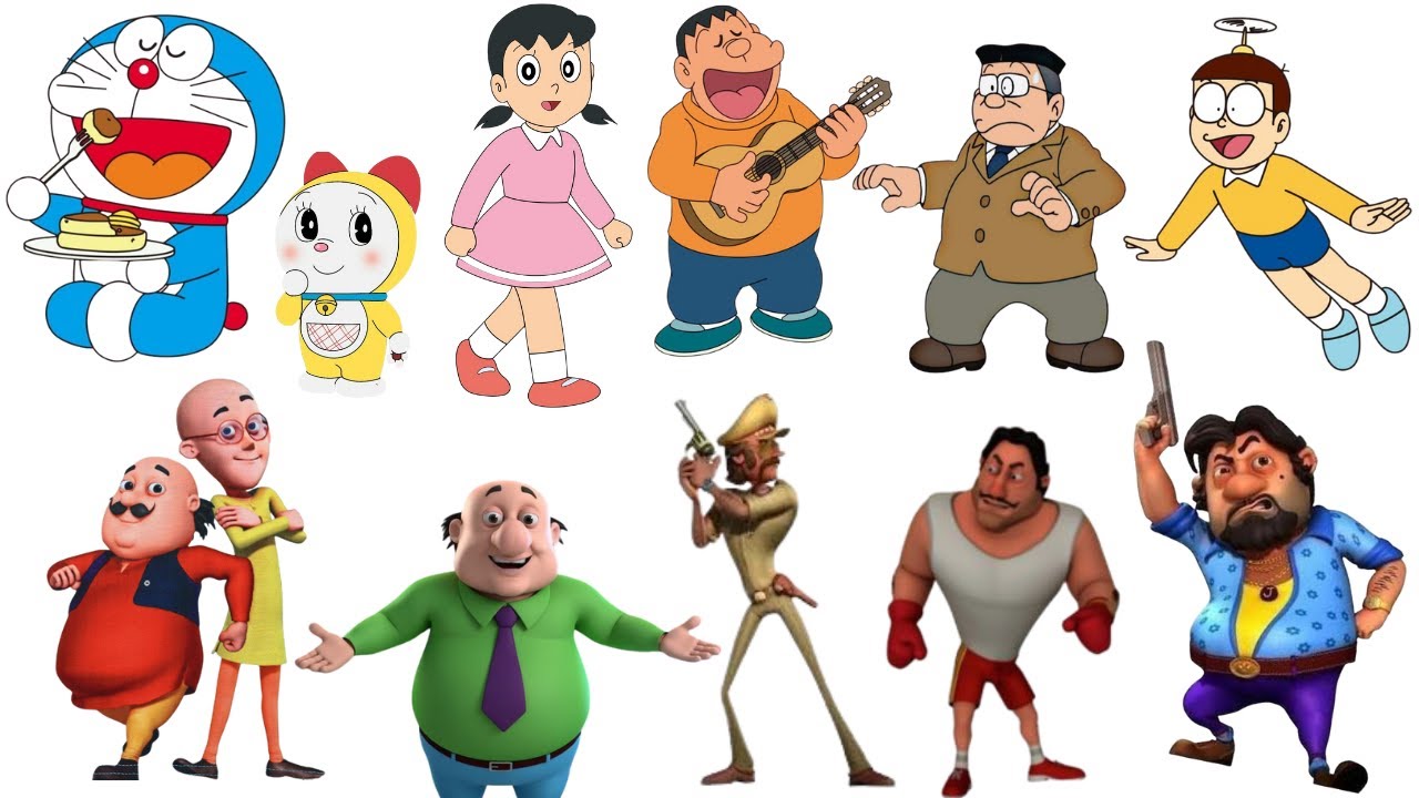 2000s Kids’ Most Loved Cartoons in India 🇮🇳 | Motu Patlu & Doraemon Characters Names & Fun Facts