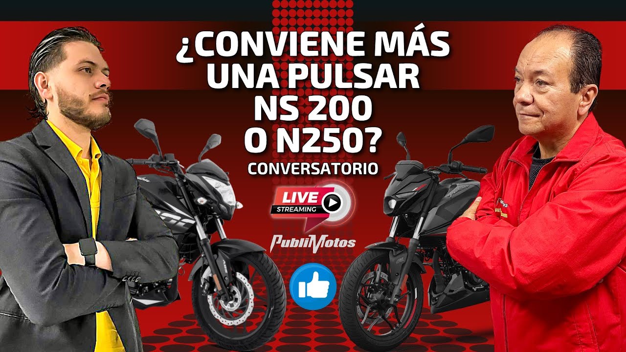 ¿Pulsar NS 200 o N250? Cuál es la mejor de BAJAJ. Conversatorio 🔴🤪