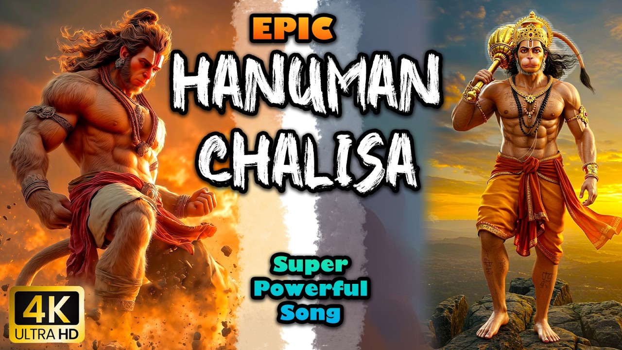 Epic Hanuman Chalisa with Lyrics | Hanuman most popular Bhajan | Original Composition Powerful Song