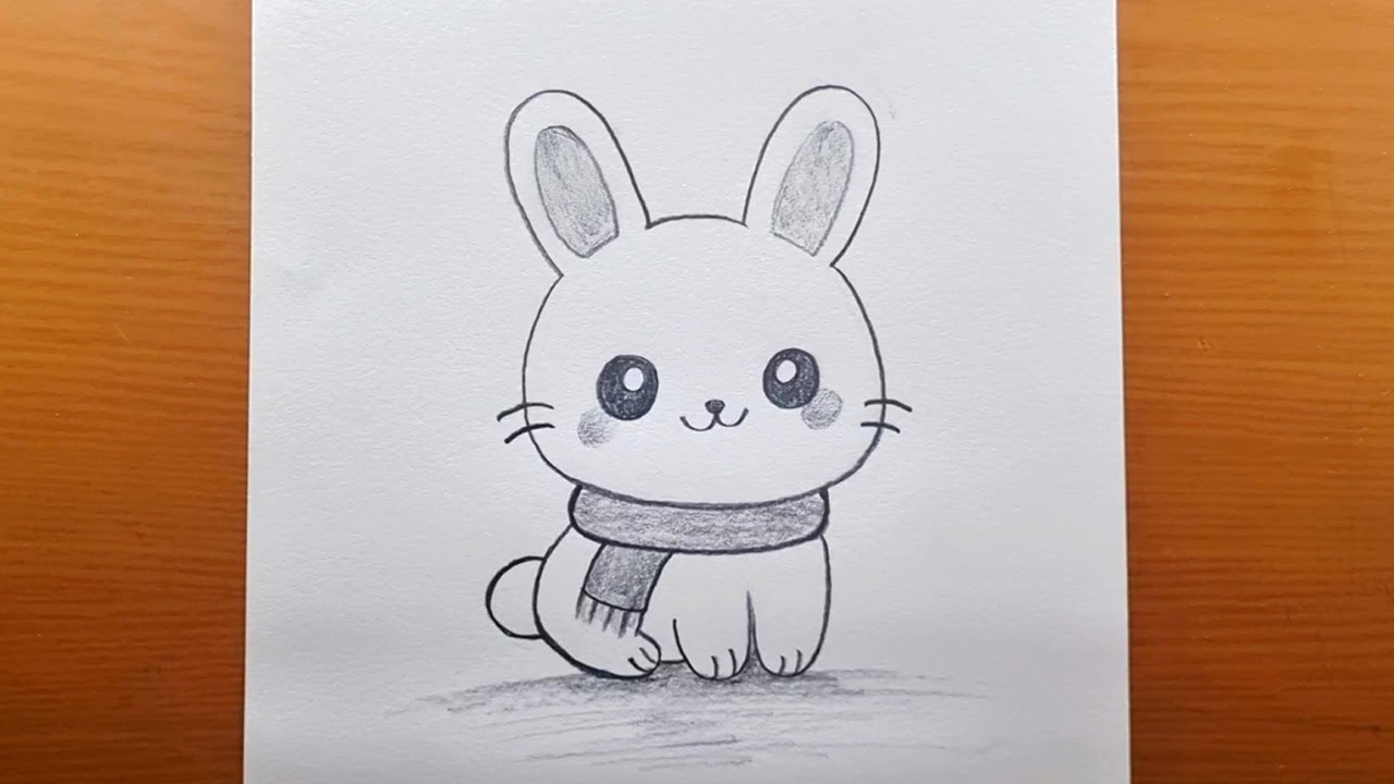 COME DISEGNARE UN CONIGLIETTO KAWAII FACILE