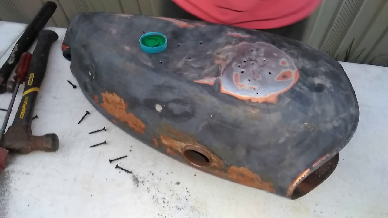 Como sacar golpes en un tanque de gasolina