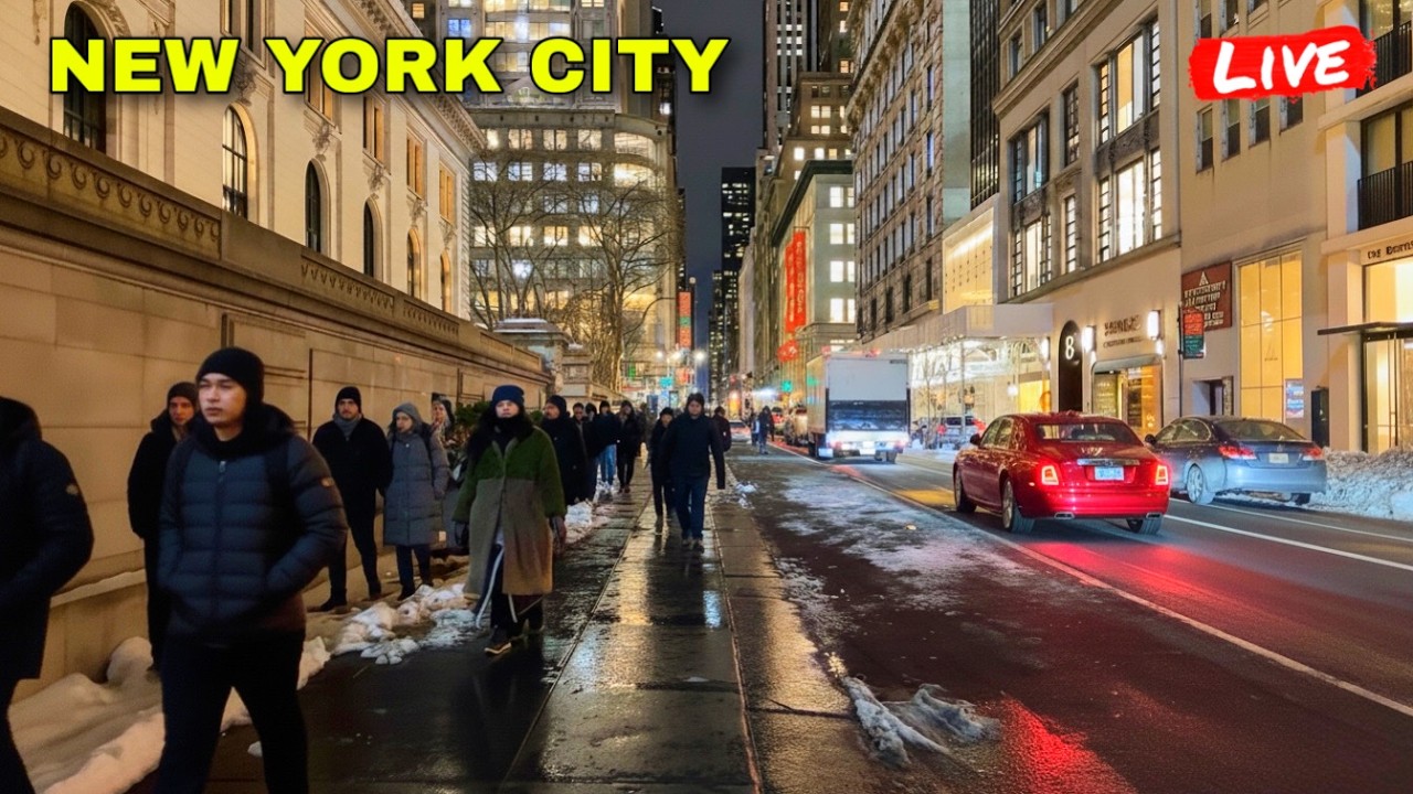 IRL Williamsburg Brooklyn To Times Square New York City Saturday Evening (21st February 2026)