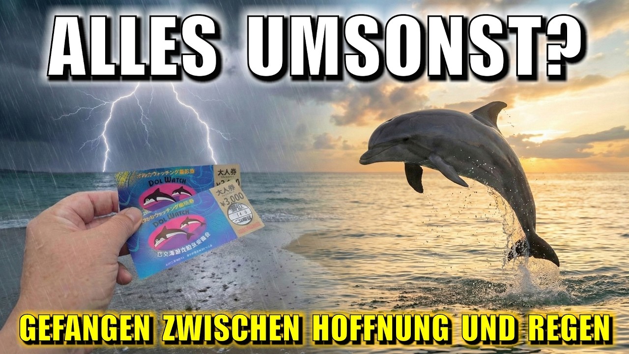 Wir hätten nicht mehr damit gerechnet, doch dann passierte DAS! 😱🐬 Delfine Japan Reisevlog