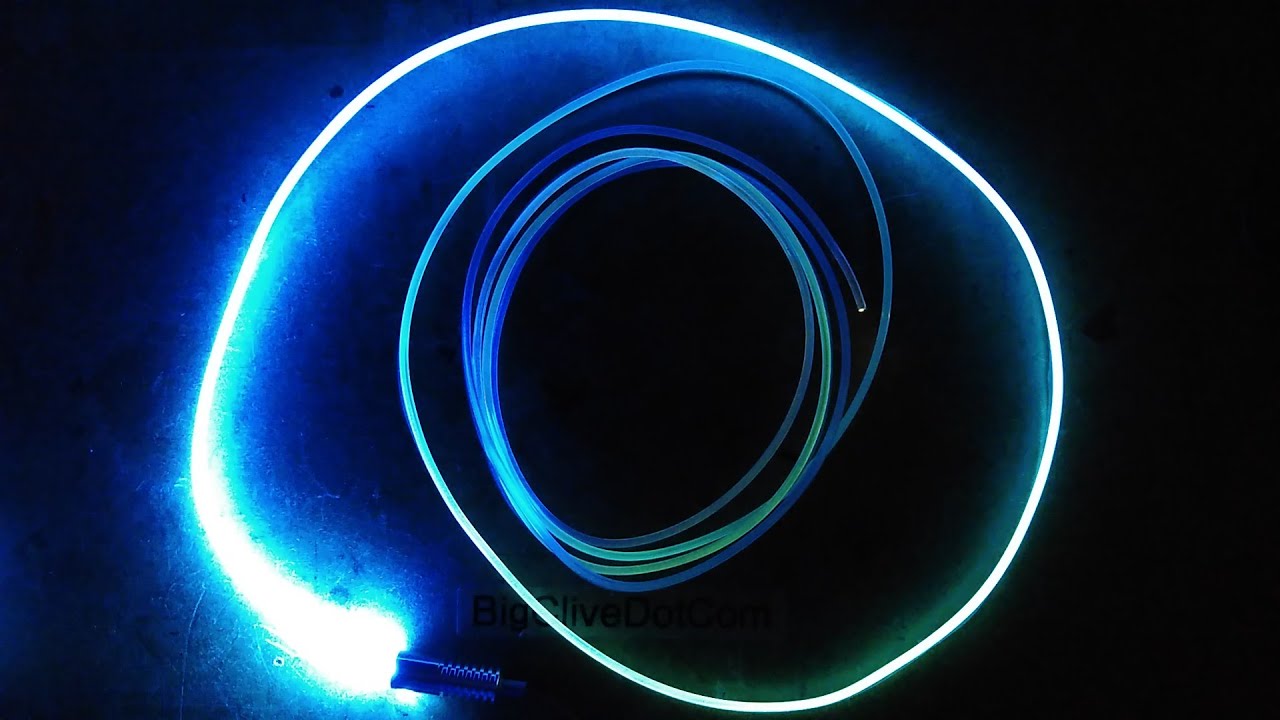 Side-glow fibre optic is still terrible