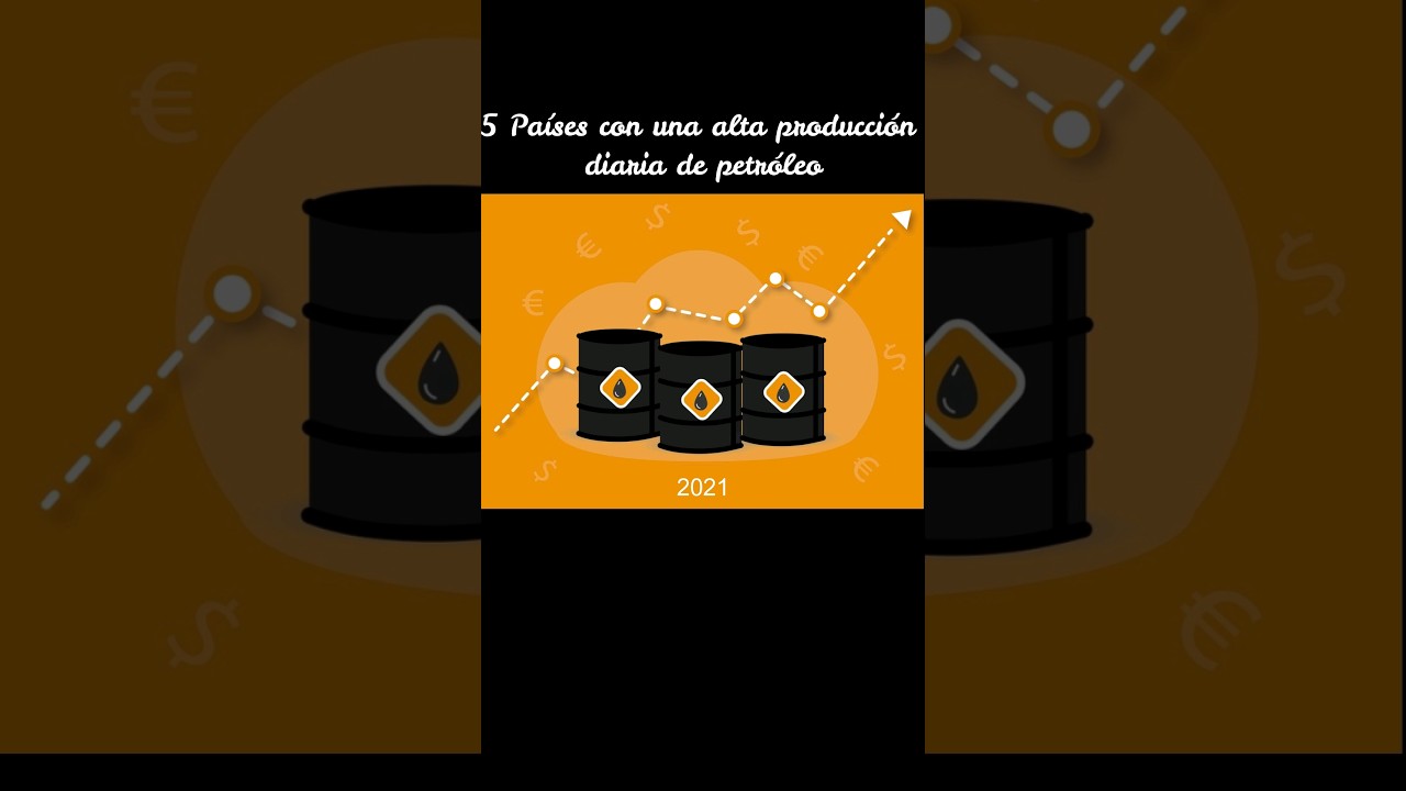 5 pa&iacute;ses con alta producci&oacute;n de petr&oacute;leo 🛢 #petr&oacute;leo #crudeoil