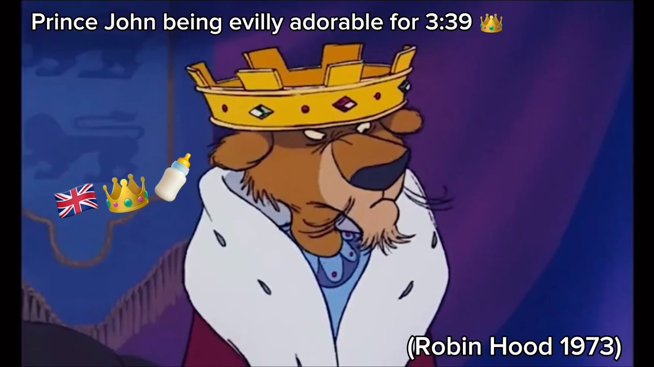 Prince John being evilly adorable 👑