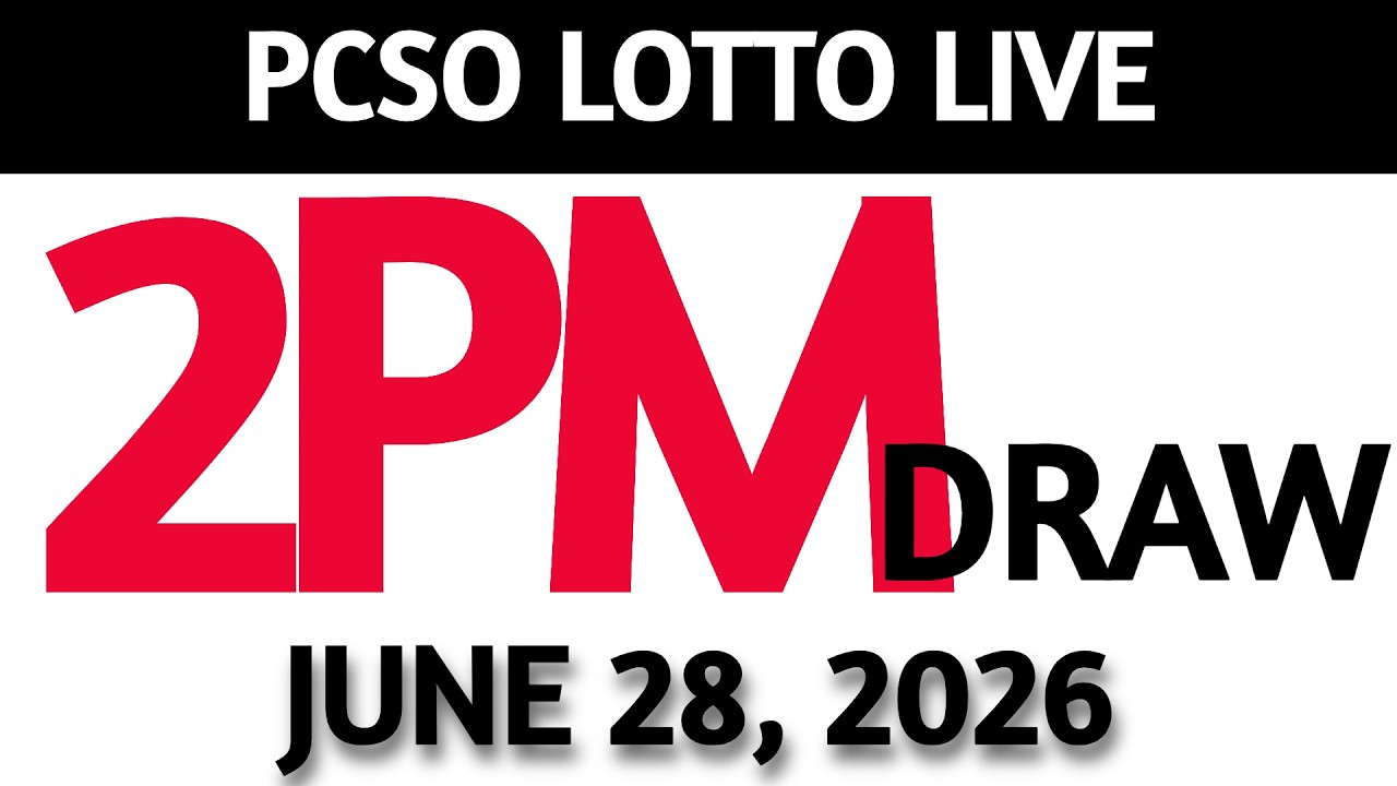 Lotto Result Today 2pm Draw June 28, 2026 Swertres Ez2  PCSO LIVE