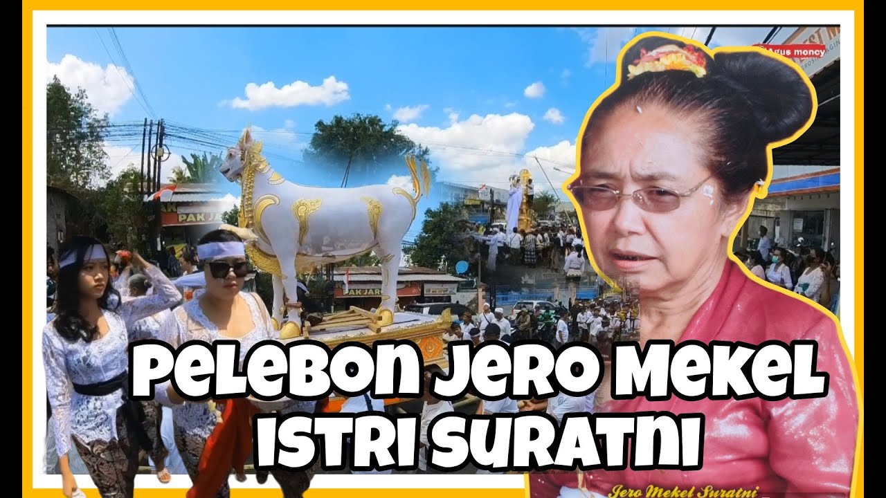 Puncak acara pelebon Jero Mekel istri suratni Pagesangan Lombok