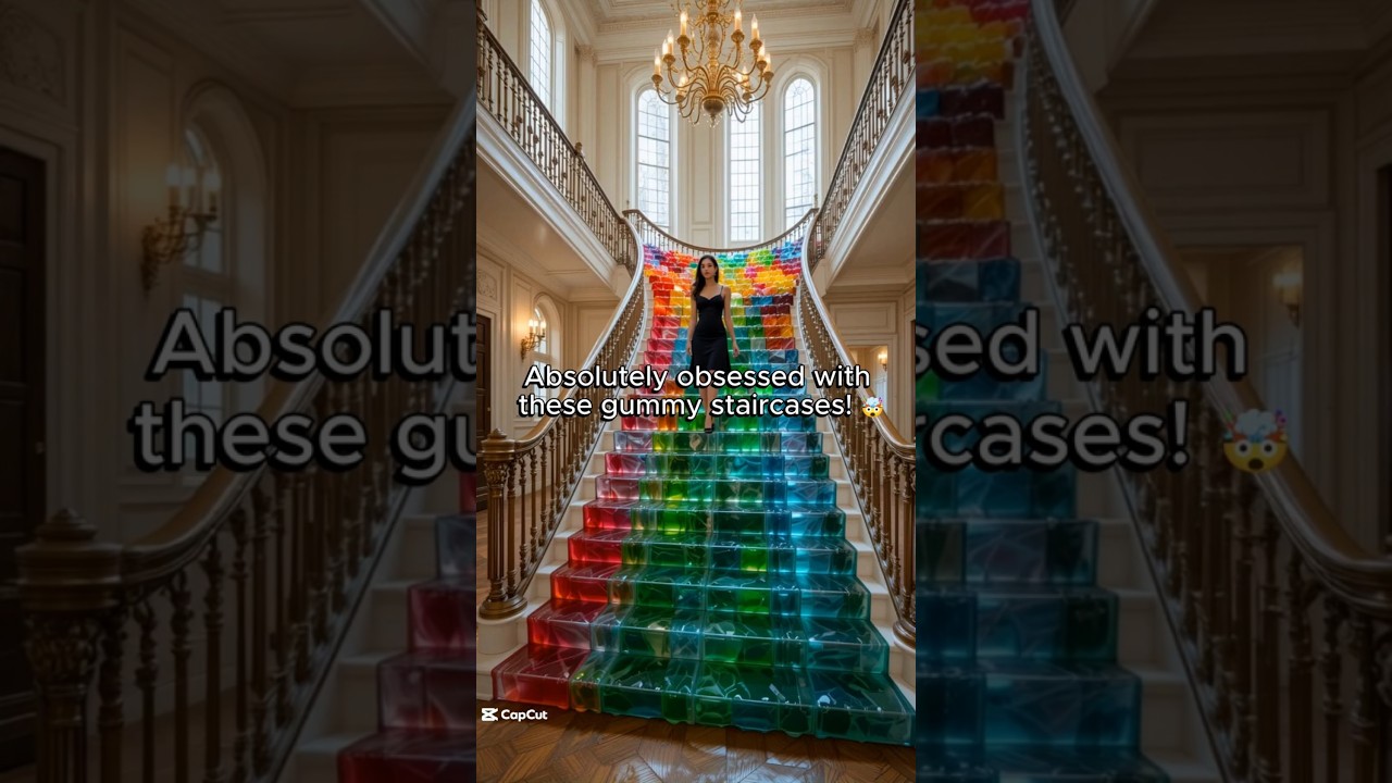 These Rainbow Gummy Staircases Will Blow Your Mind!