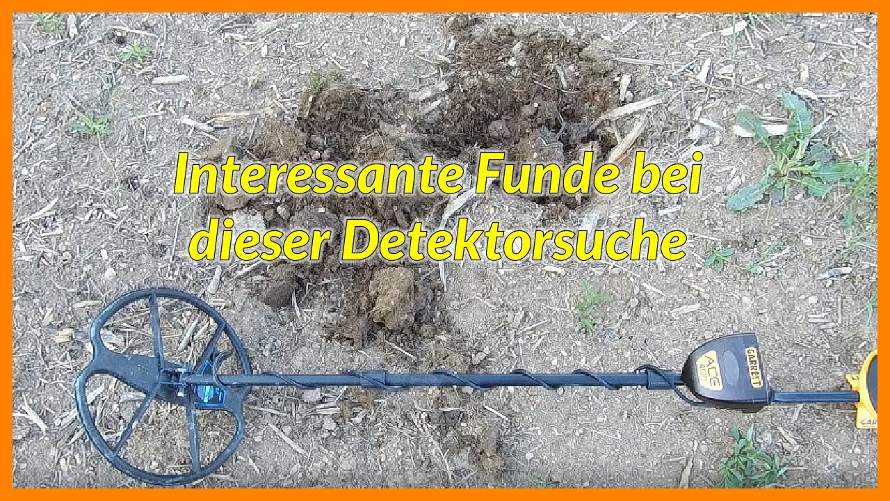 Interessante Funde bei dieser Detektorsuche