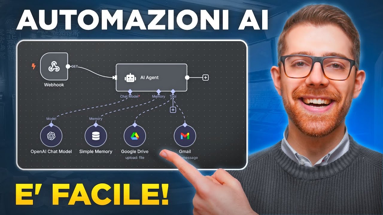 Da zero alla tua prima Automazione AI con n8n in 17 minuti (SENZA CODICE)