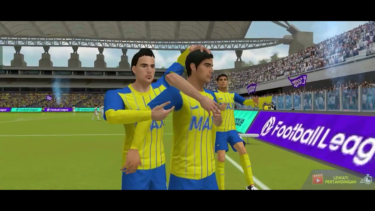 Main football league 2025 Al-nasr menang 8-0