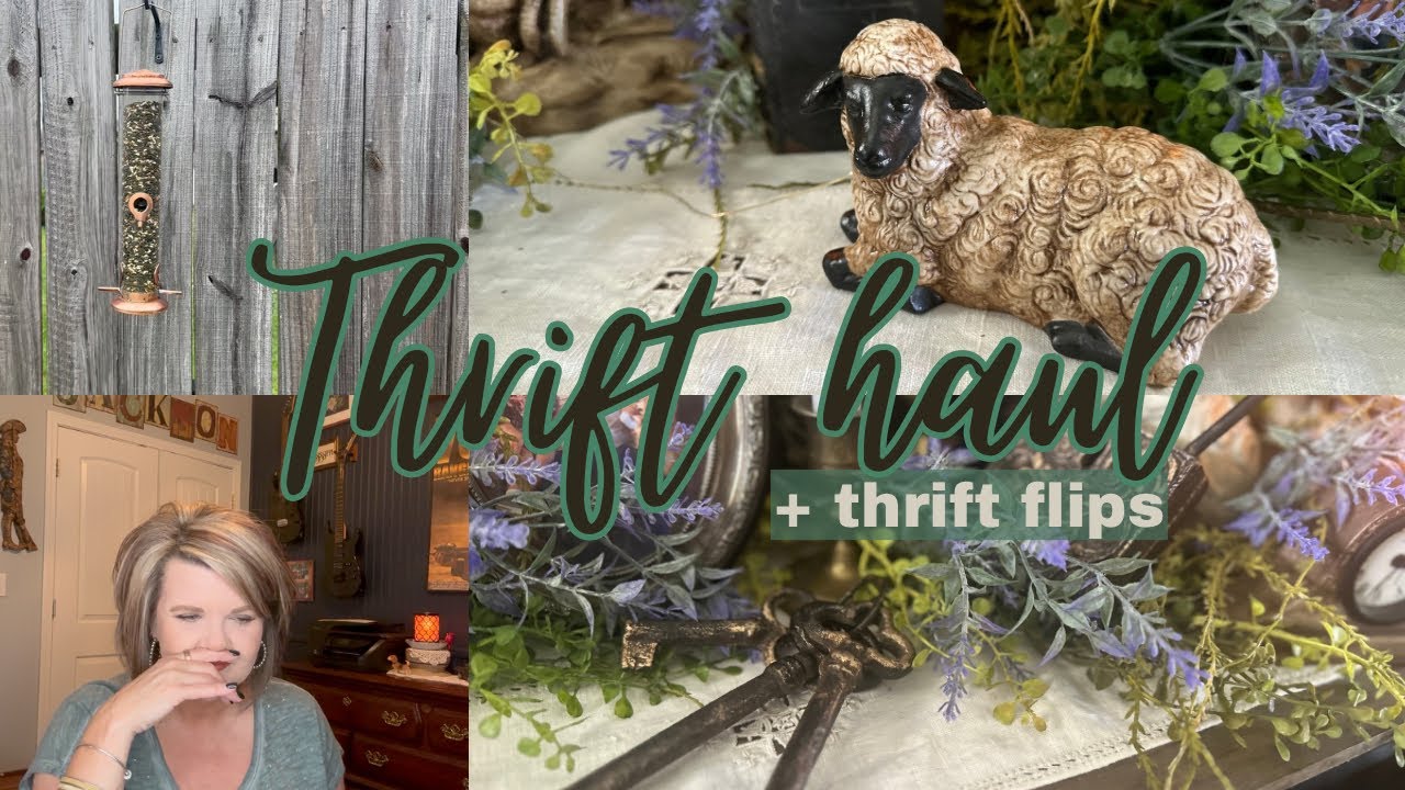 THRIFT HAUL + THRIFT FLIPS ~ A special Thank You too! ☺️ #thrifthaul  #thriftflip #homedecor