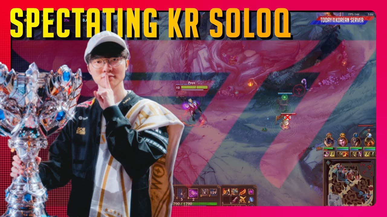 🔴LIVE T1 Peyz (Yunara) vs DK Smash (Kai'sa) - Spectating T1 in KR SoloQ/티원관전방