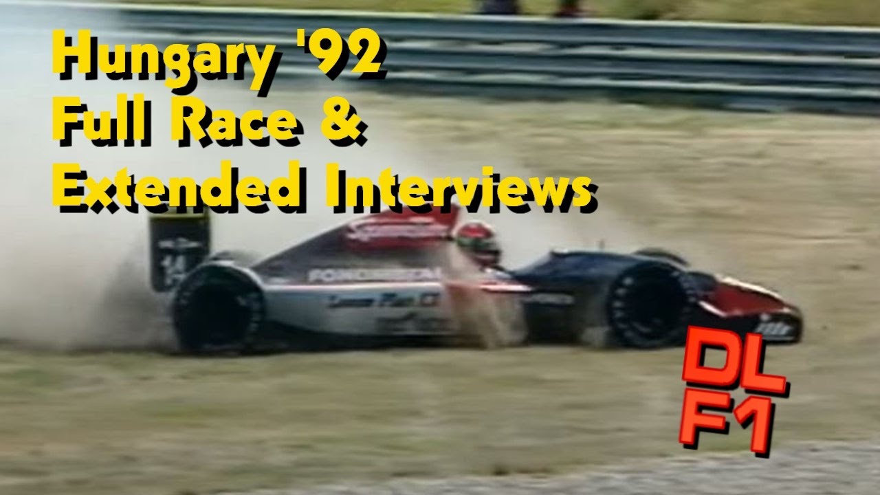 F1 Hungarian GP 1992 - Full Race & Extended Interviews 🇭🇺