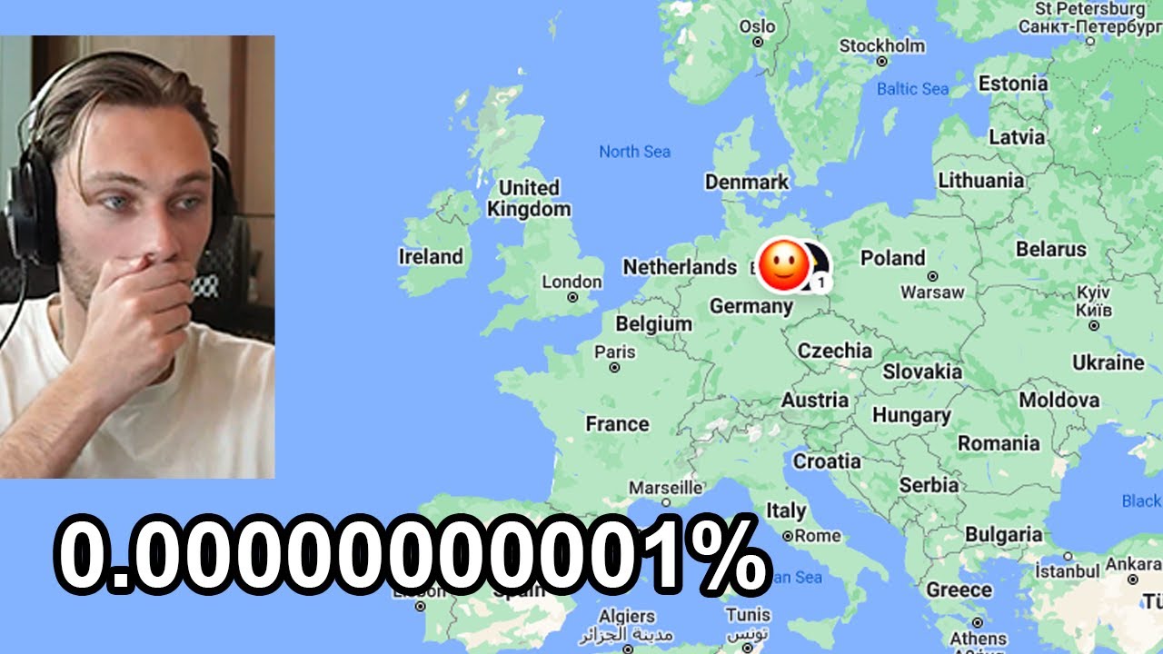 the luckiest geoguessr guess of all time