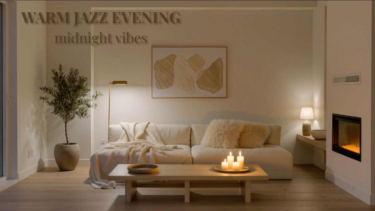 Cozy Evening Jazz 🔥 Chill Lounge Music for Relaxing Nights