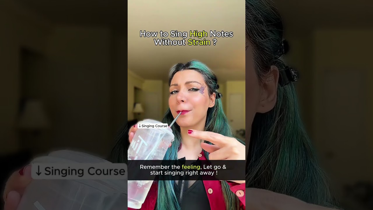 How to Sing High Notes Without Strain ? SOVT (Straw)Technique for Free & Open Vocals while belting