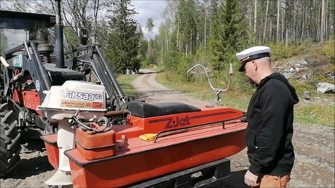 Z jet 1970 vintage vesijetti + Johnson Seahorse 10hp