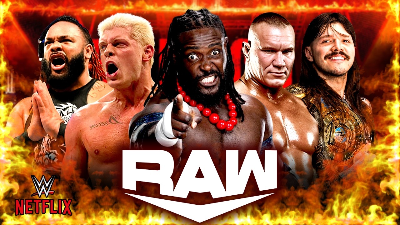 WWE 2K26 Raw: Матч на выбывание с участием 5 человек (полная версия) 19 февраля 2026 г.