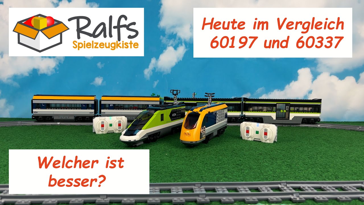 LEGO® City - Personenzug (60197) und Personen Schnellzug (60337) im Vergleich