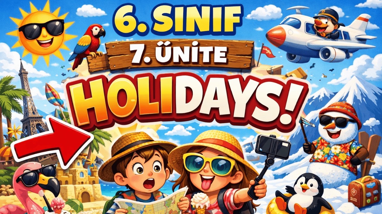 İNGİLİZCE 6. SINIF 7. ÜNİTE I HOLİDAYS Konu Anlatımı
