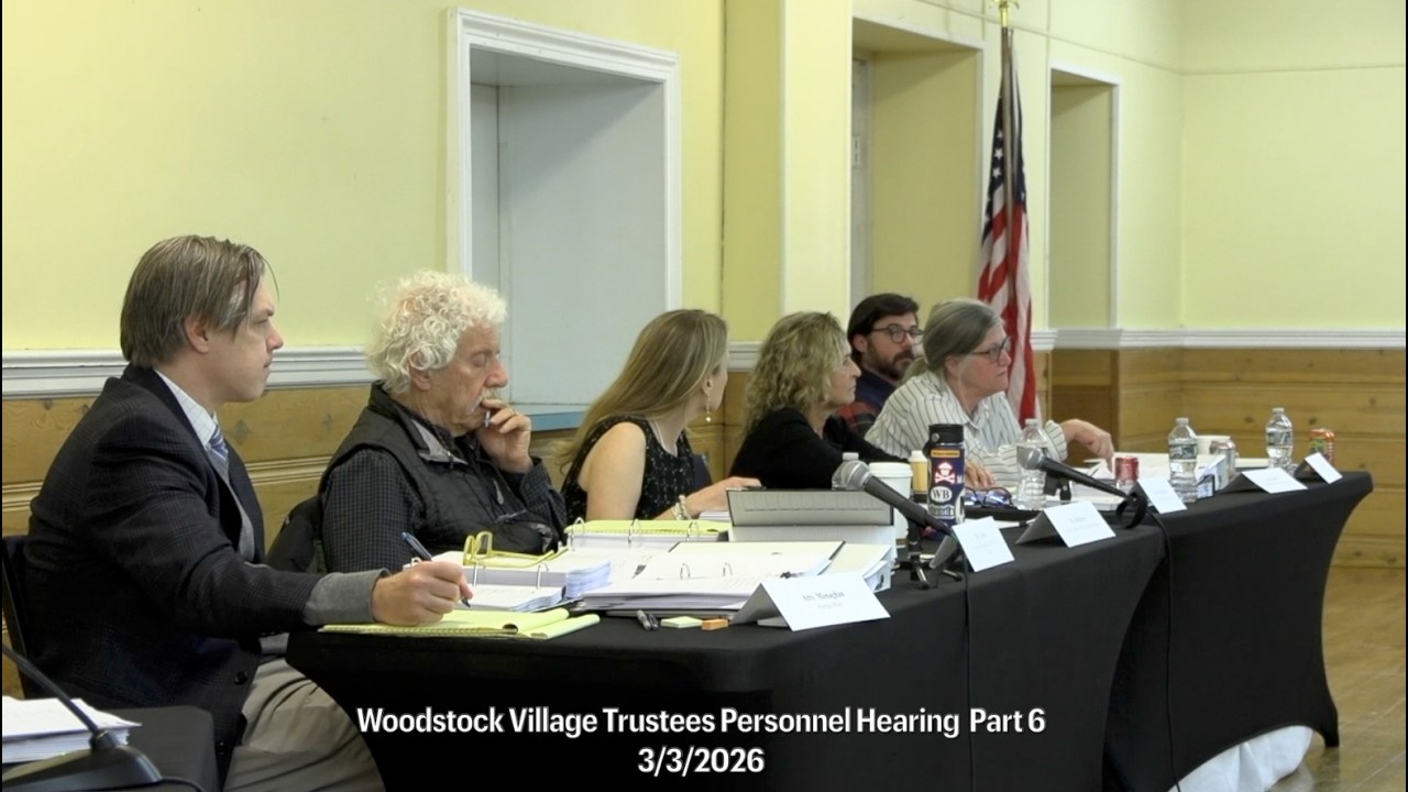 Woodstock Village Trustees Personnel Hearing: Part 6, 3/3/2026