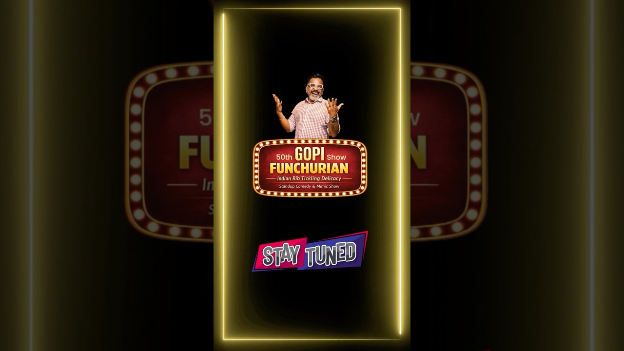 Coming soon , Gopi funchurian #actor #badavagopi #mimic #standupcomedy