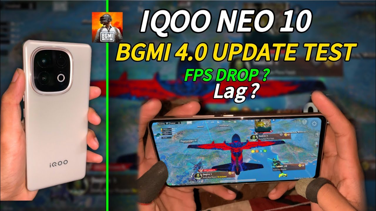 IQOO NEO 10 BGMI NEW UPDATE TEST🥶| FPS DROP😱LAG? HEATING?