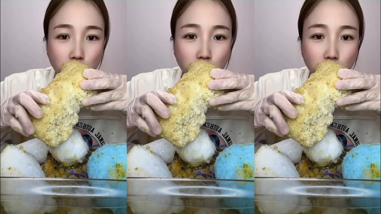 ASMR SHAVED ICE EATING QIAN