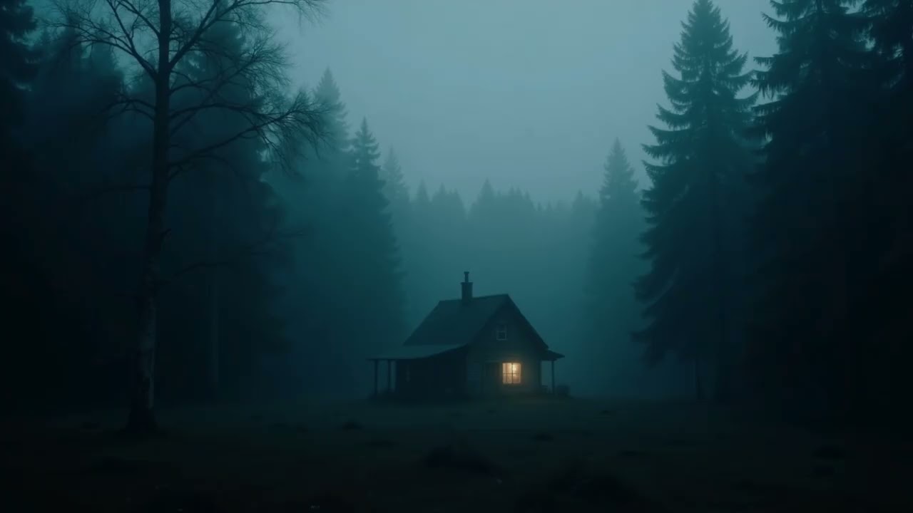 Midnight Cabin Calm | Dark Ambient Meditation