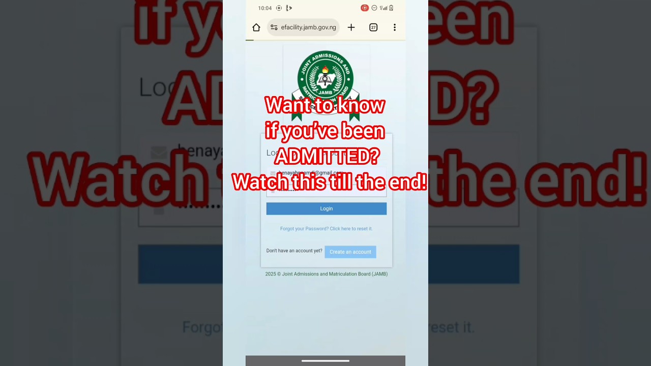 How to Check Your Admission Status in 30 Seconds! 🎓✅