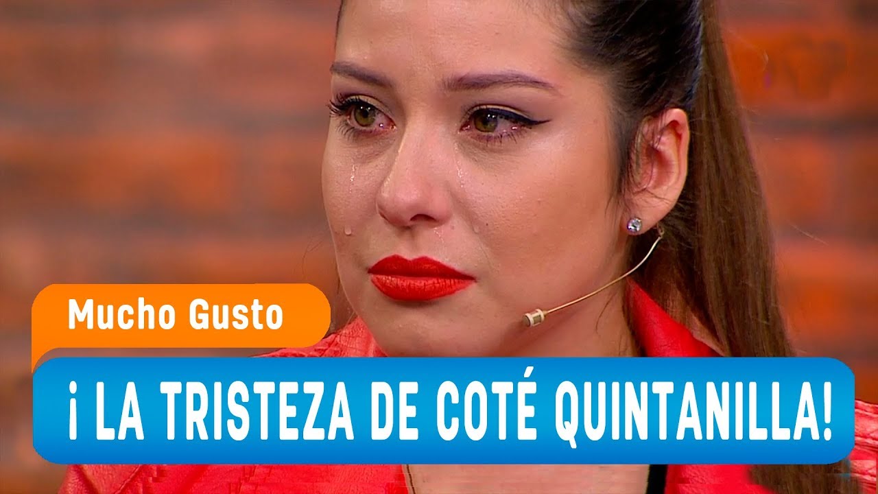 Cot&eacute; Quintanilla no aguant&oacute; las l&aacute;grimas al hablar de quiebre amistoso - Mucho Gusto 2019