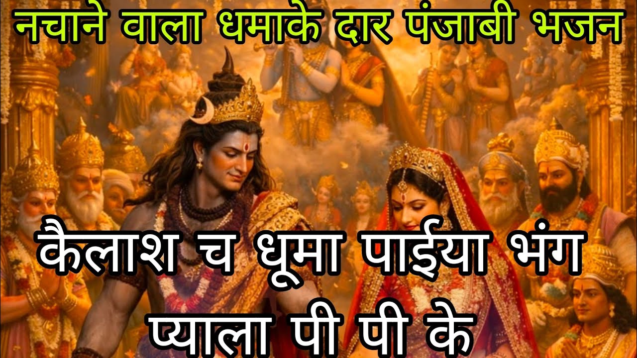 🌿🔱 कैलाश च रौनका लाईया 🌿🔱भंग प्याले पी पी के 🌿💞 धमाके दार पंजाबी भजन सब झूम उठे गे 