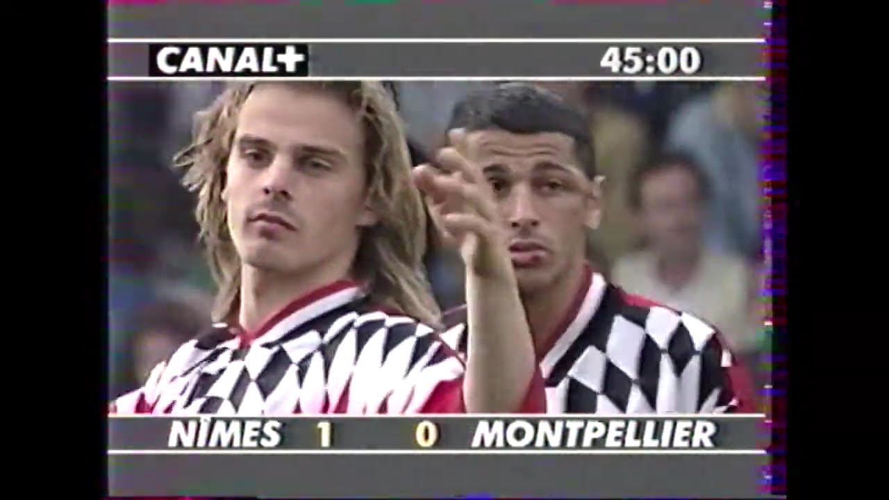 Nimes-Montpellier 1-0 Demi Finale Coupe de France 95_96 2eme Mi-Temps 13_04_96