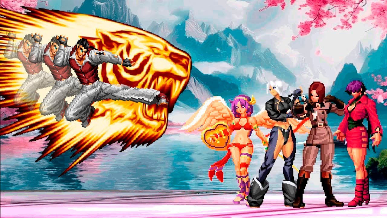 [KOF Mugen] Robert Keyser vs Super Girls Team