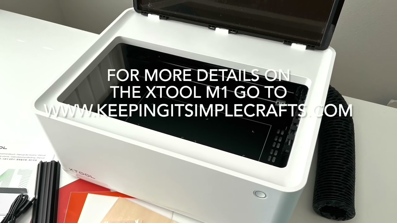 Beginners guide to the xTool M1. How to cut and engrave wood, vinyl and leather