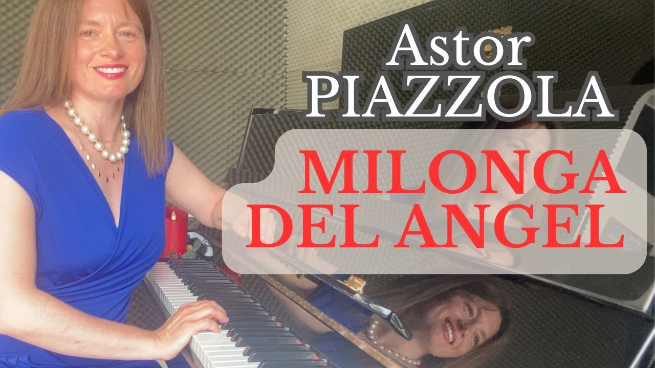 Astor Piazzola - Milonga del Angel | PIANO | w/sheet | avec partition | Пьяццола - Милонга ангела