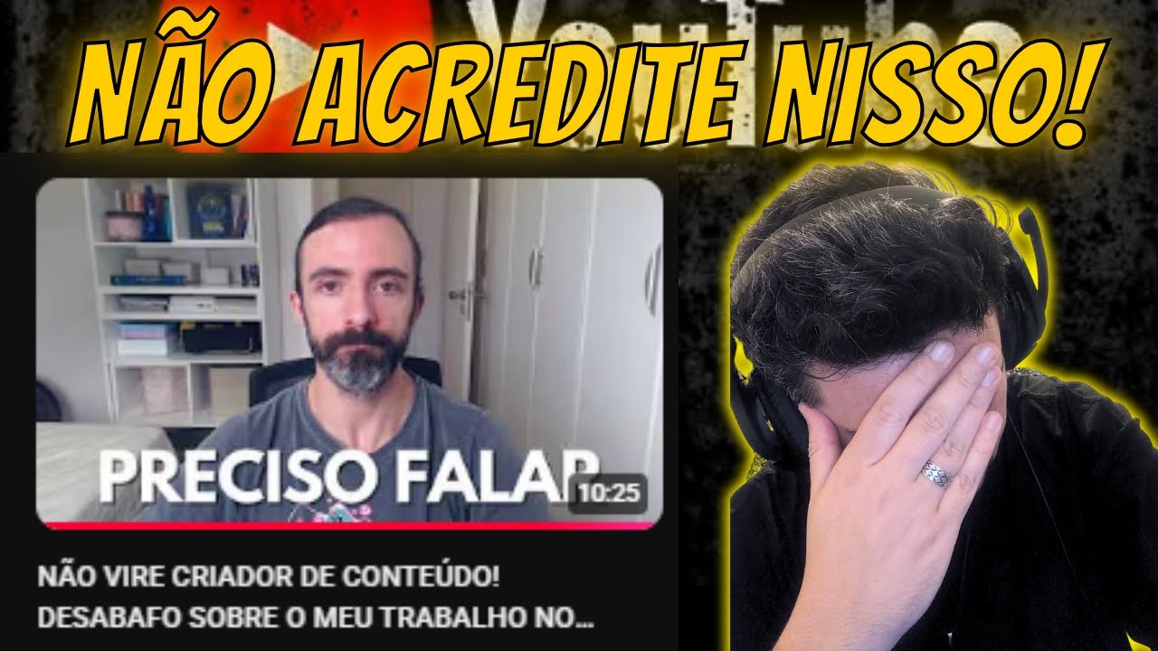 NÃO ACREDITE NISSO! (NÃO VIRE CRIADOR DE CONTEÚDO) - REACT CANALDOUCLA