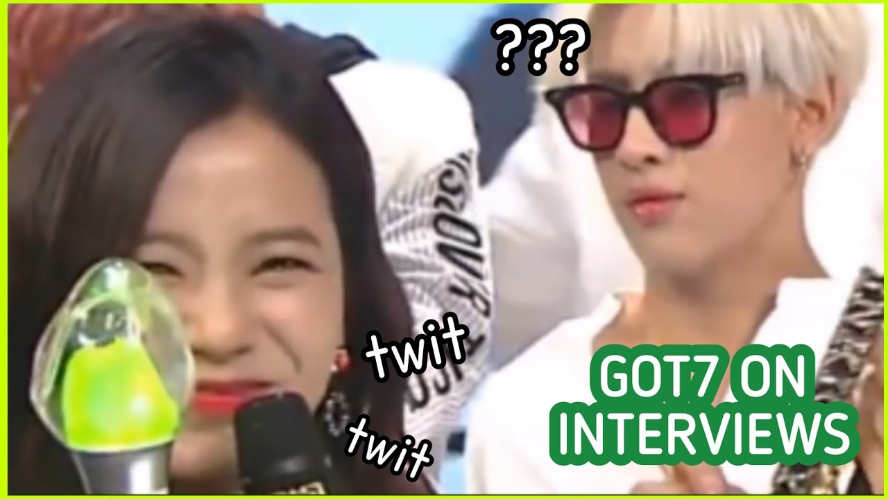got7 being got7 on interviews 'cause they're coming back this nov