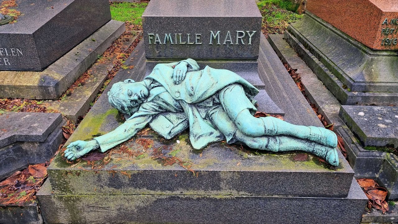 Funerary Art in the Cimetière de Laeken Brussels