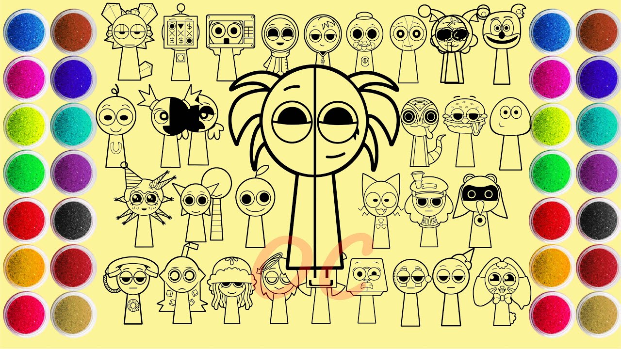 Drawing Sprunki OC All Characters - Incredibox Sprunki