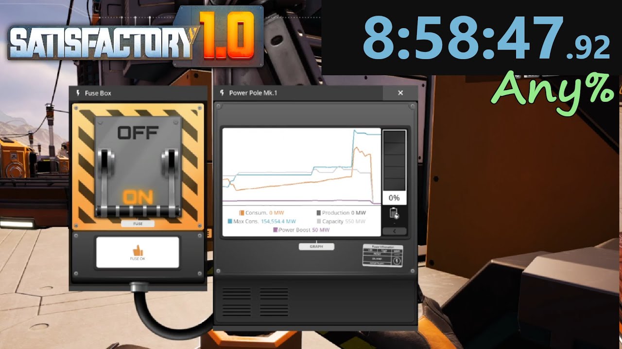 [NMG] Satisfactory Any% in 8:58:49!