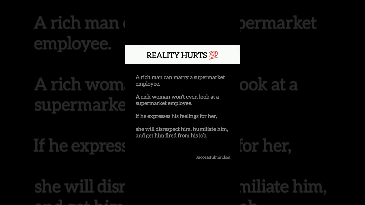 🖤 Harsh Truth of Society 💯#shorts #successmindset
