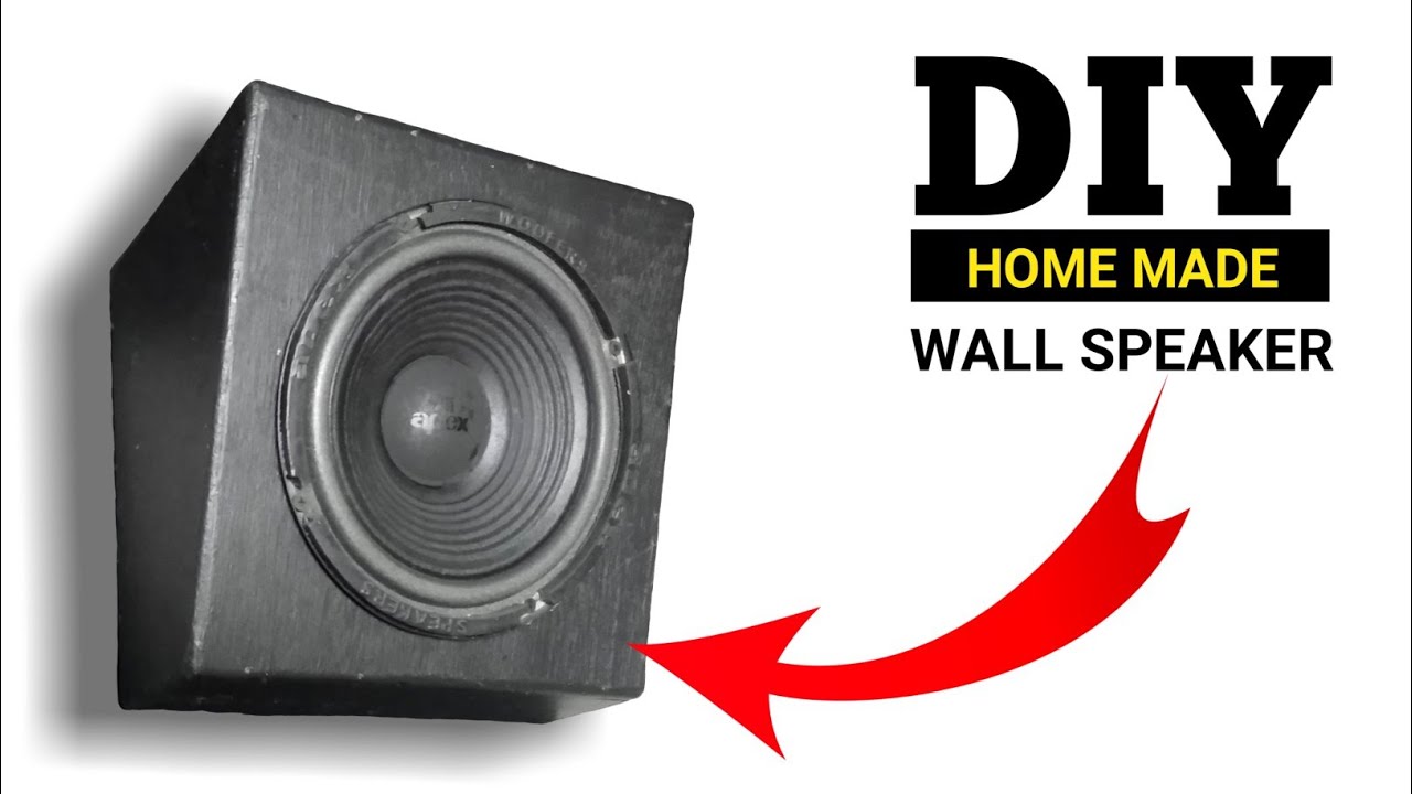 Home made Wall Speaker 2020 | How to make wall speaker at home | Easy DIY Project 2020