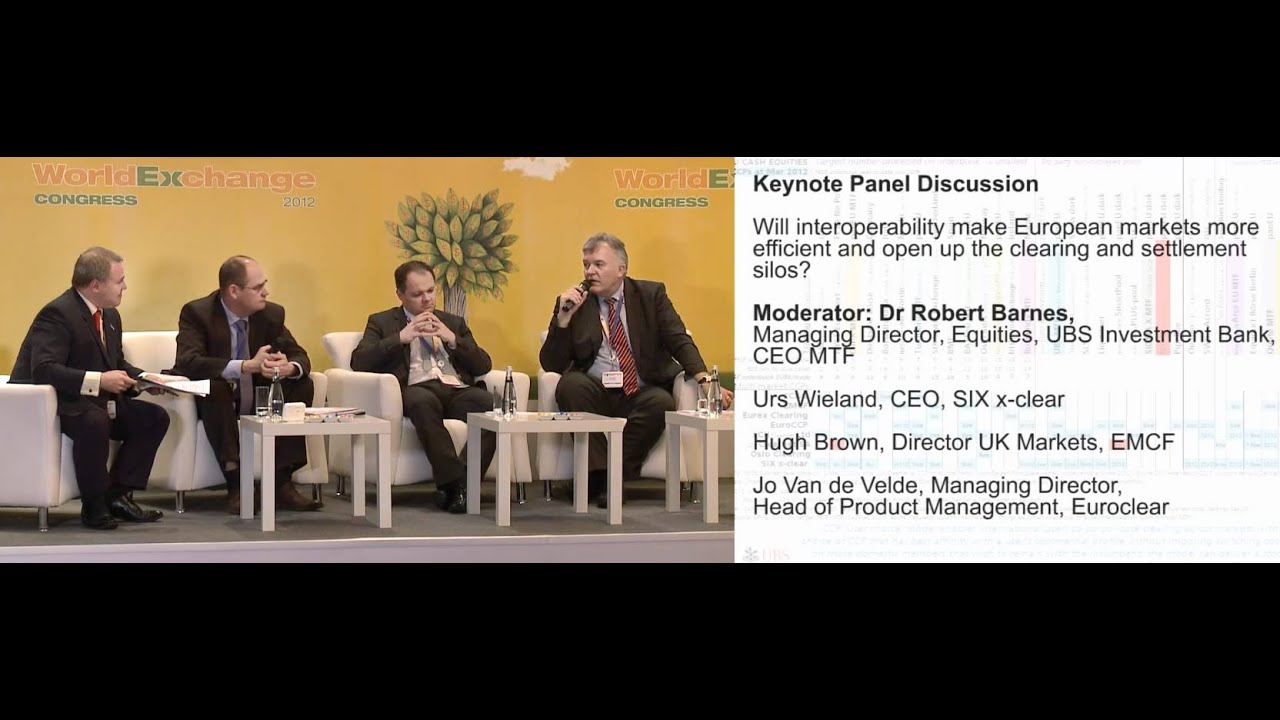 Will interoperability result in more flow between exchanges and MTFs? World Exchange Congress