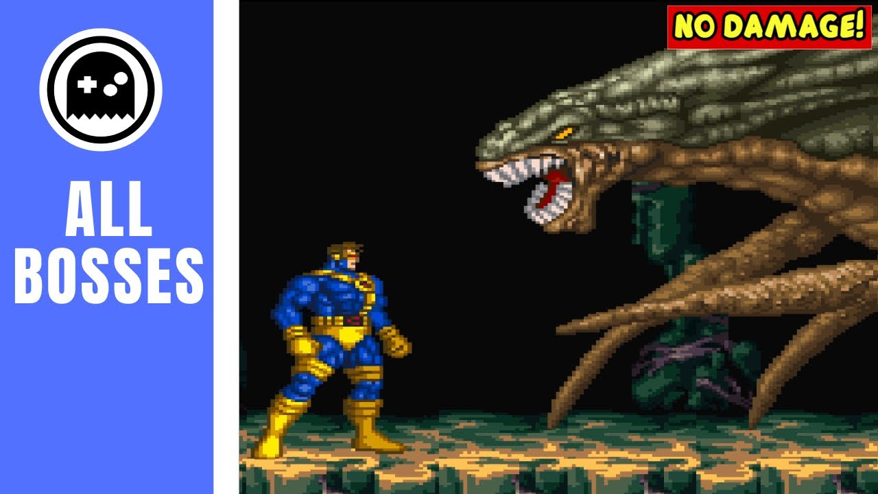 X-Men Mutant Apocalypse (SNES) - All Bosses