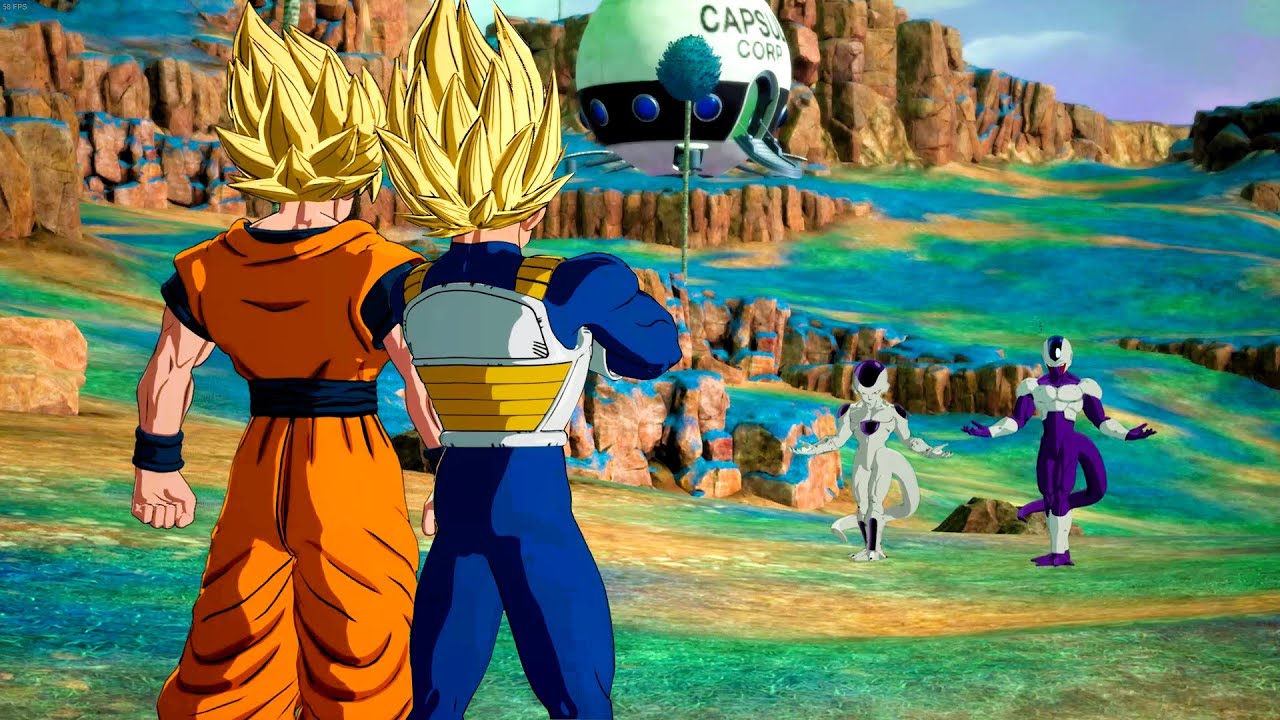 Dragon Ball Sparking Zero - Goku ssj & Vegeta ssj vs Frieza & Cooler